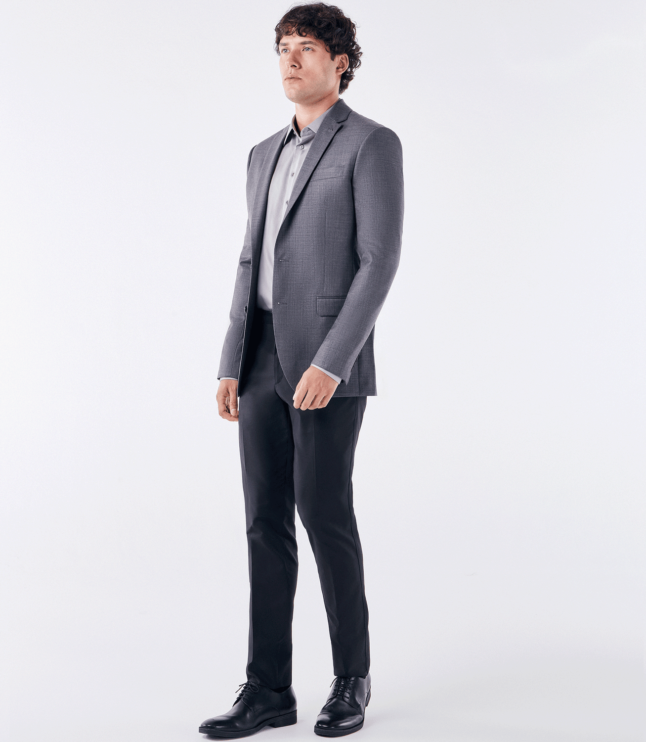 Blazer Alfaiataria Trabalhado Super 150s Cinza – slide 2