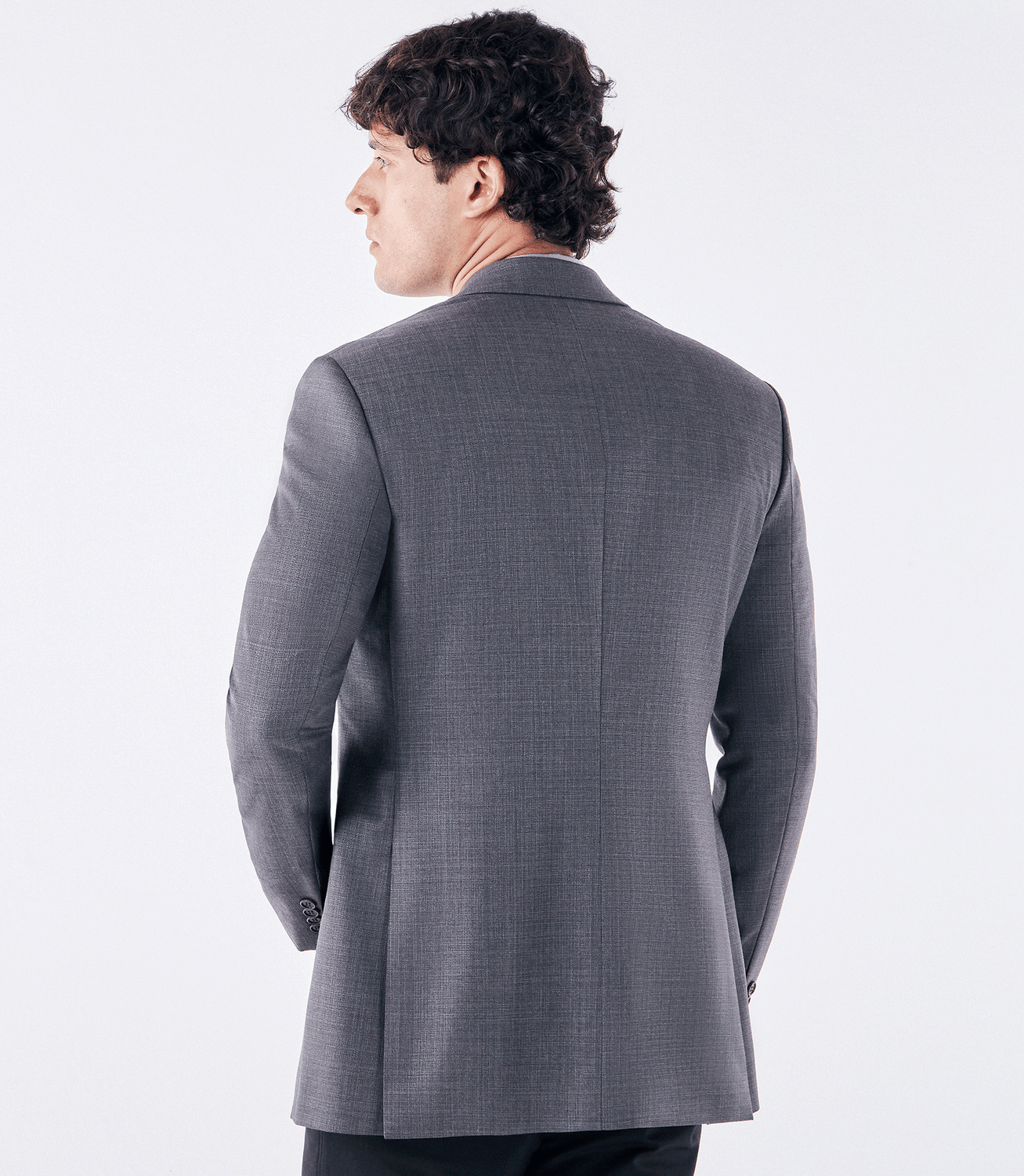 Blazer Alfaiataria Trabalhado Super 150s Cinza – slide 3