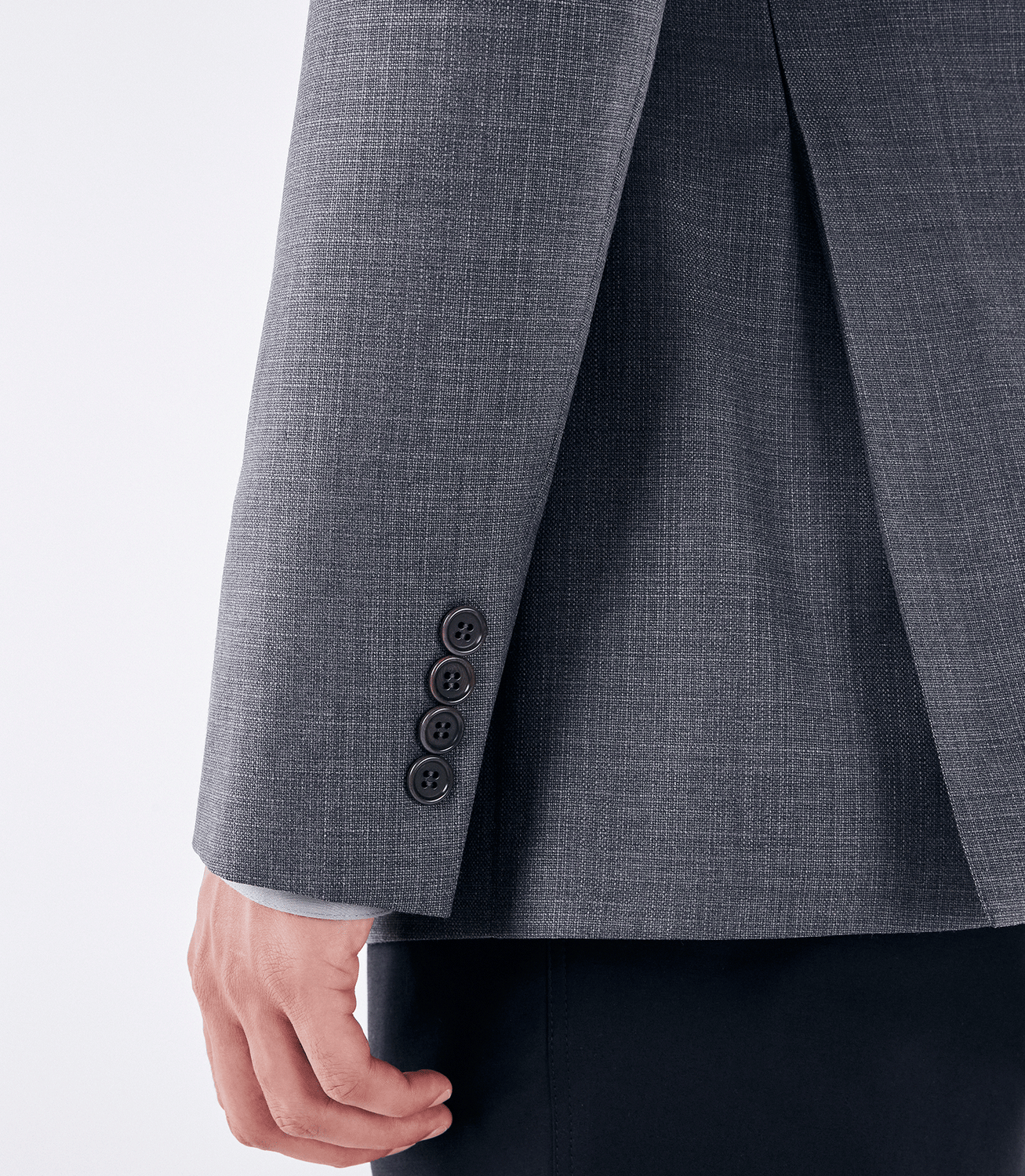 Blazer Alfaiataria Trabalhado Super 150s Cinza – slide 6