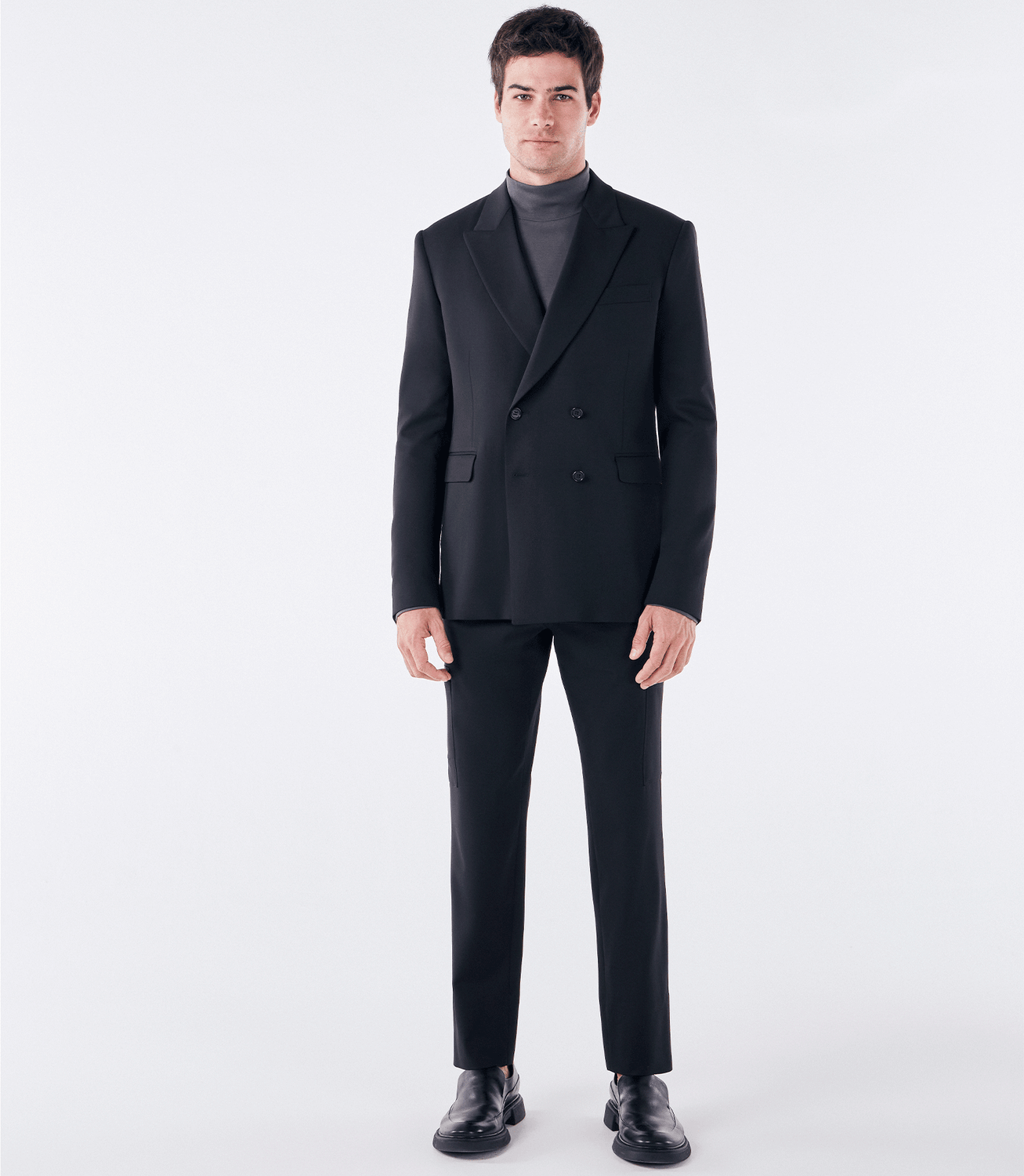 Blazer Jaquetão Alfaiataria Super 120s Preto – slide 2