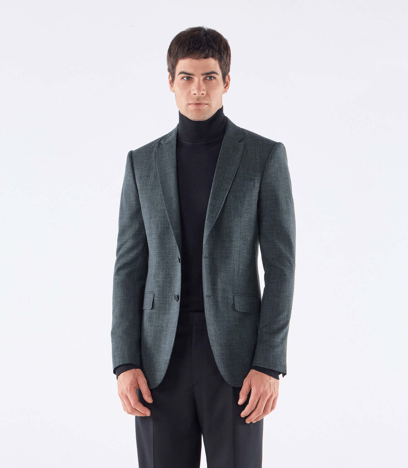 Blazer Alfaiataria Meio Forro Super 120s Verde – slide 1