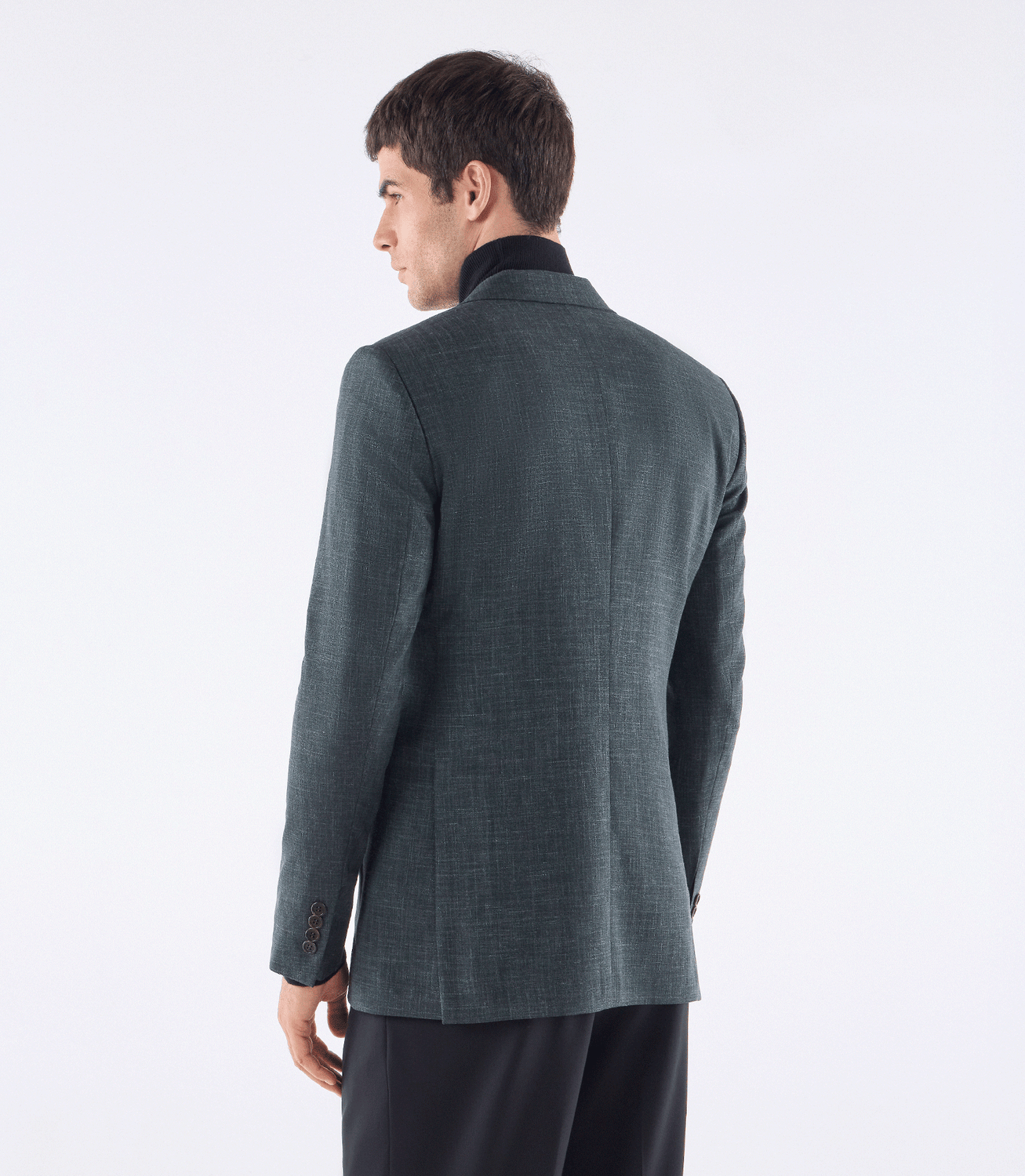Blazer Alfaiataria Meio Forro Super 120s Verde – slide 4