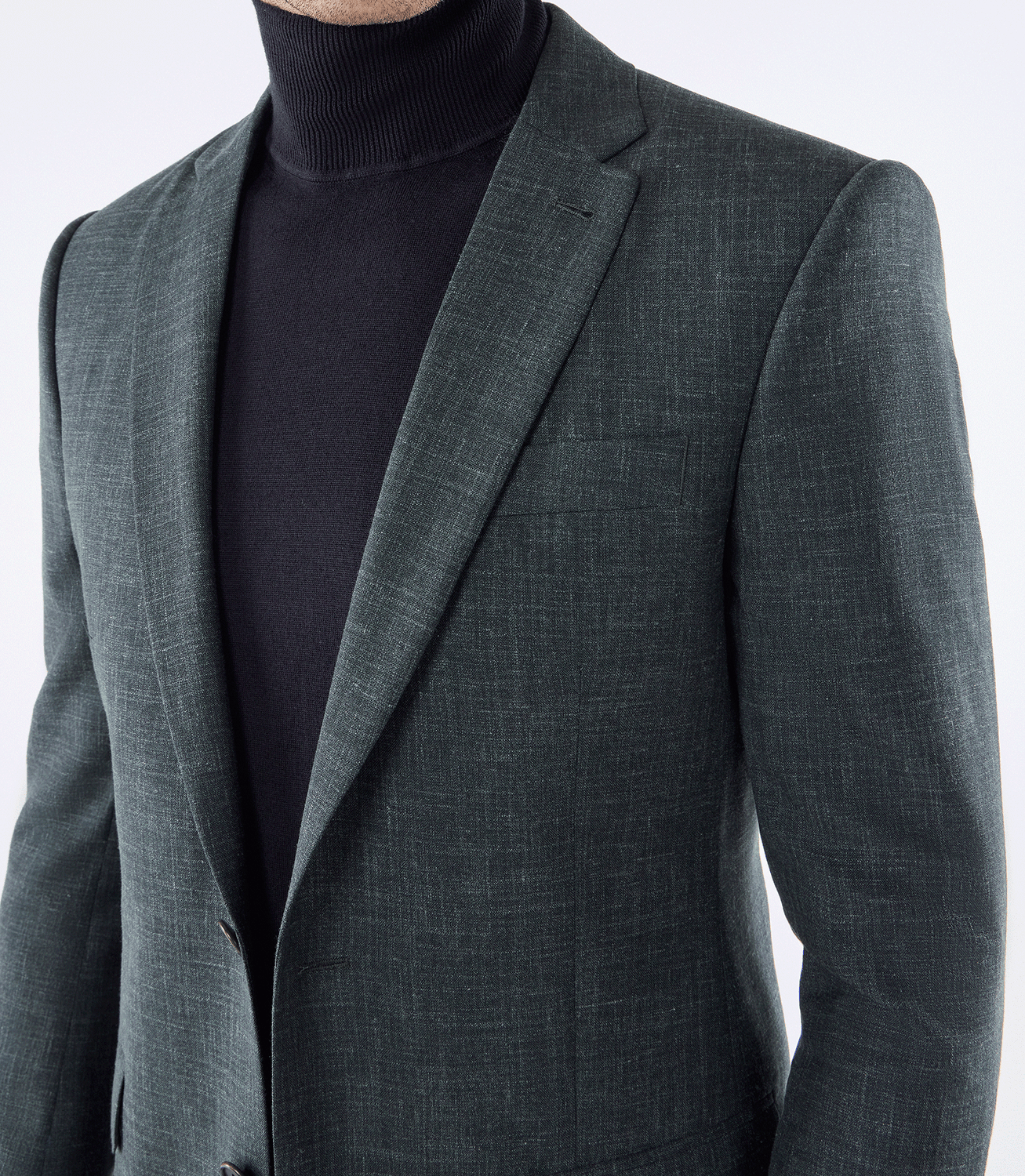 Blazer Alfaiataria Meio Forro Super 120s Verde – slide 5