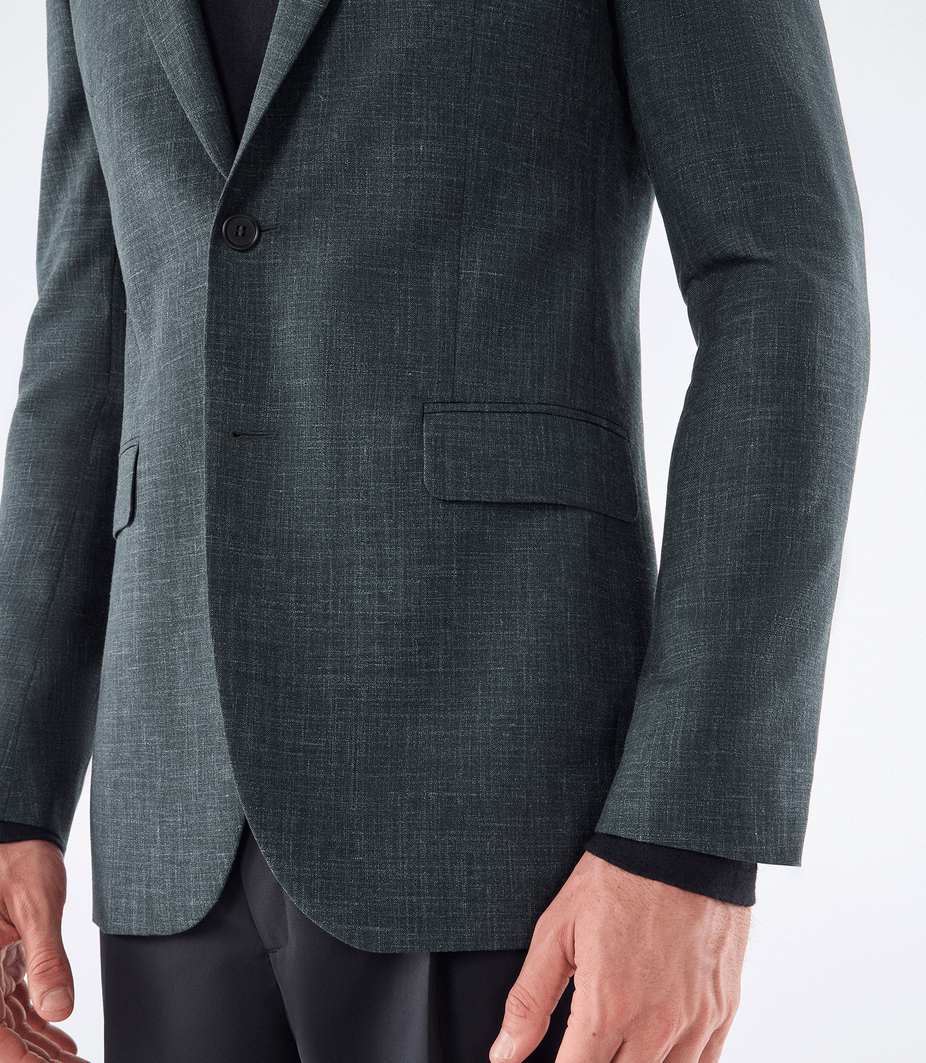 Blazer Alfaiataria Meio Forro Super 120s Verde – slide 6