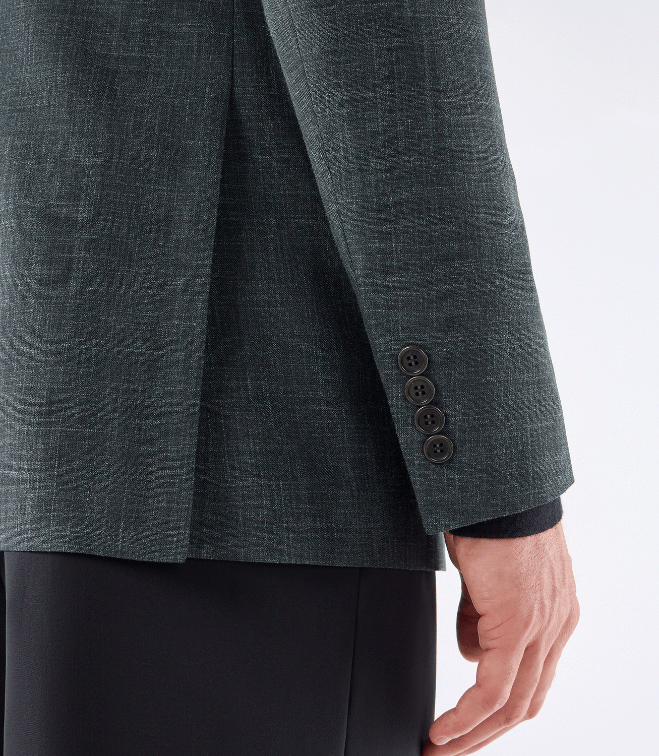 Blazer Alfaiataria Meio Forro Super 120s Verde – slide 7