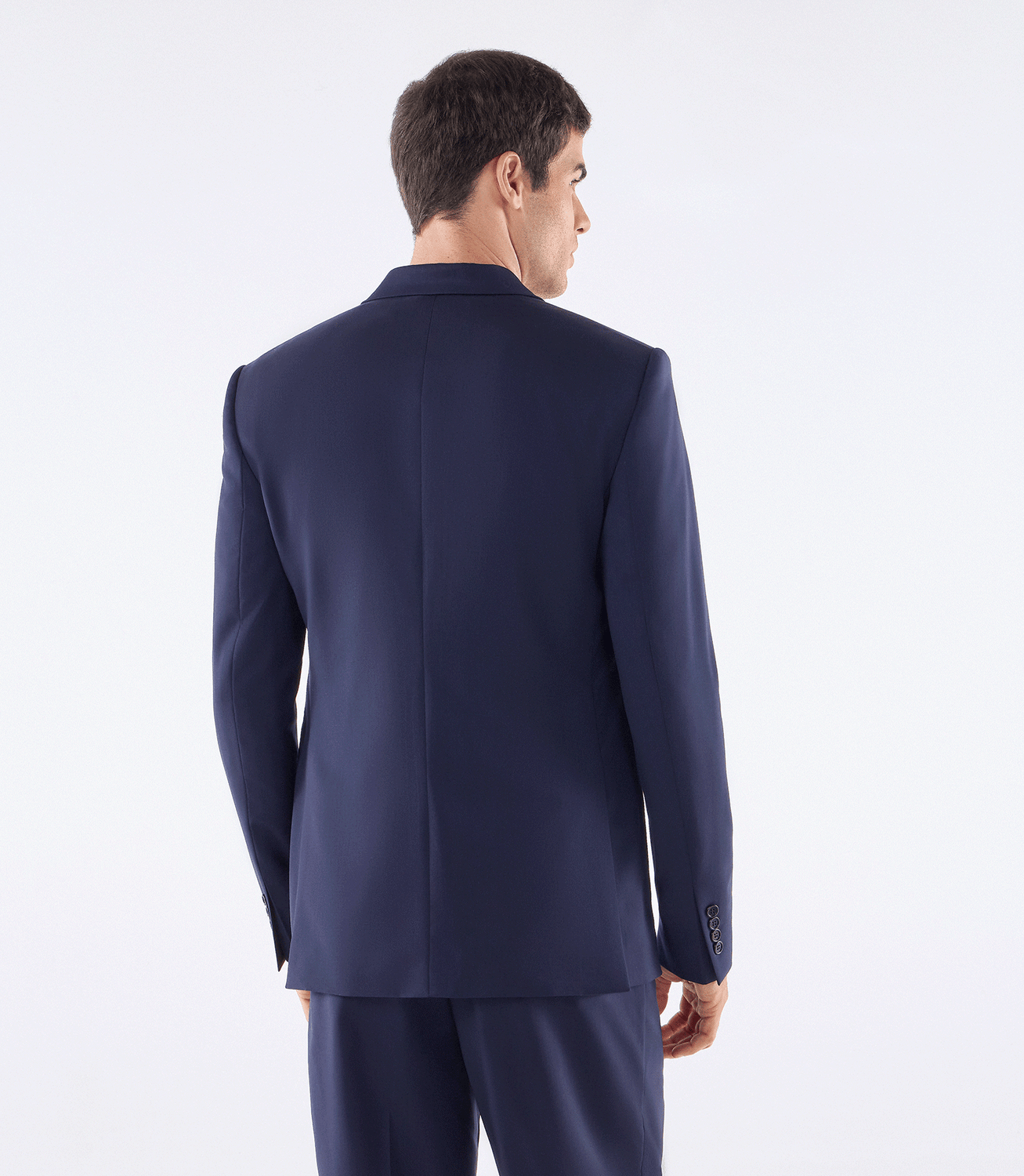 Blazer Jaquetão Alfaiataria Lã Super 120s Azul – slide 3