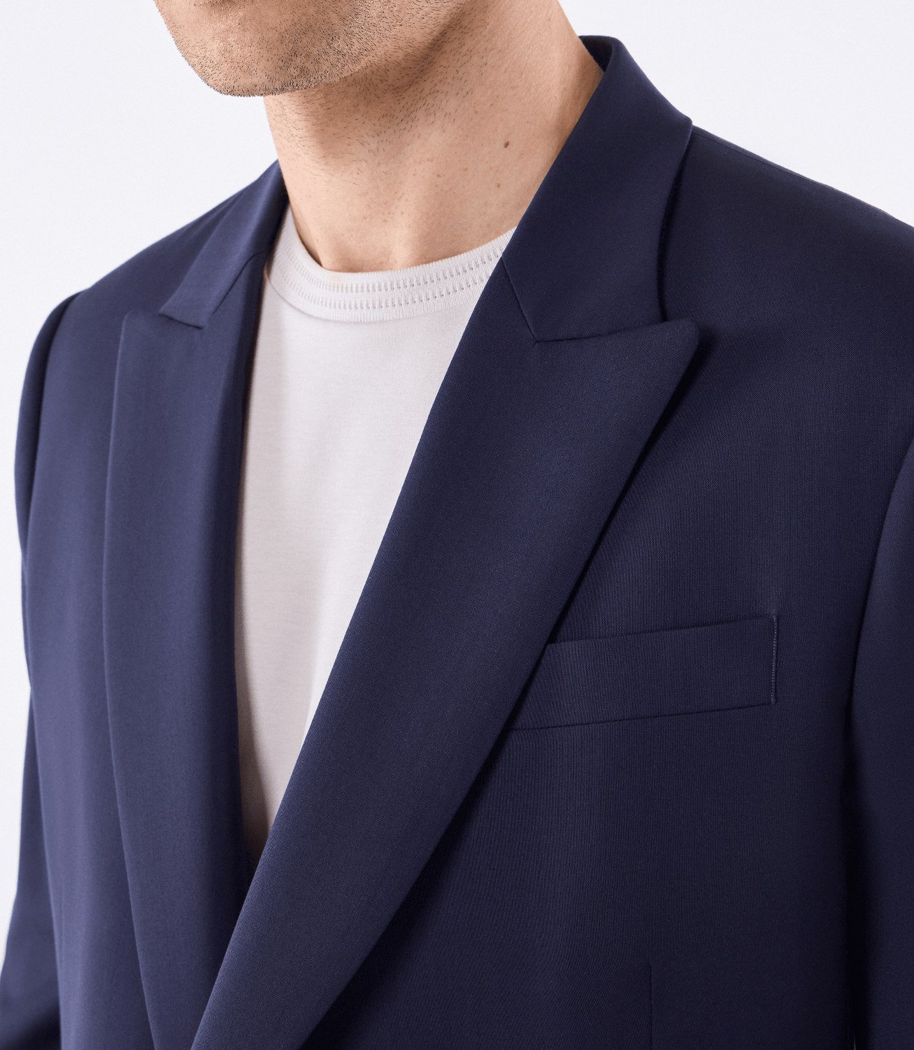 Blazer Jaquetão Alfaiataria Lã Super 120s Azul – slide 4