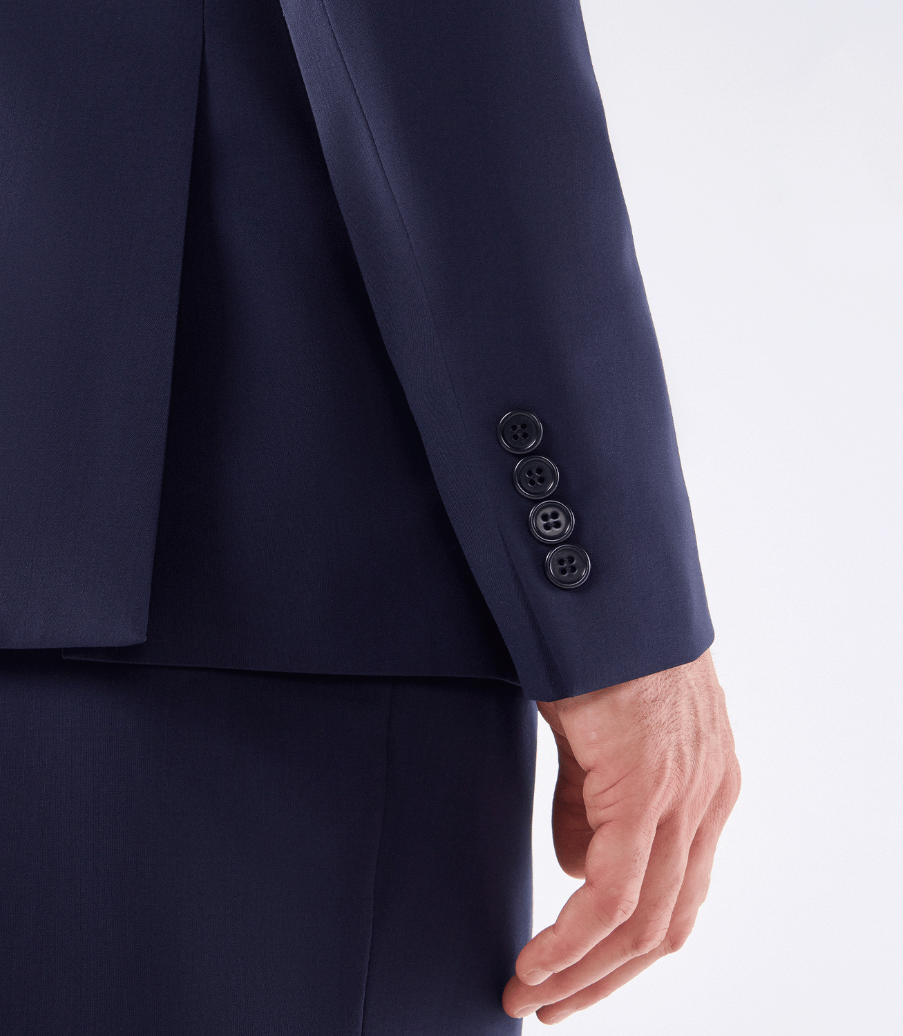 Blazer Jaquetão Alfaiataria Lã Super 120s Azul – slide 6