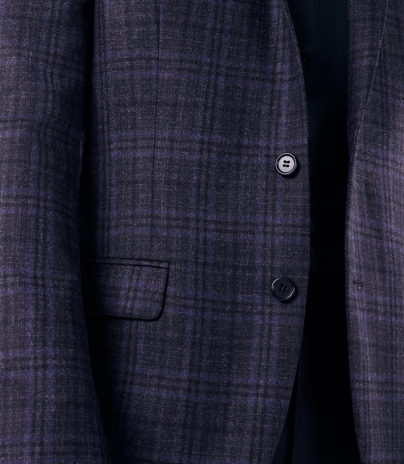 Blazer Alfaiataria Xadrez Super 120s Roxo – slide 5