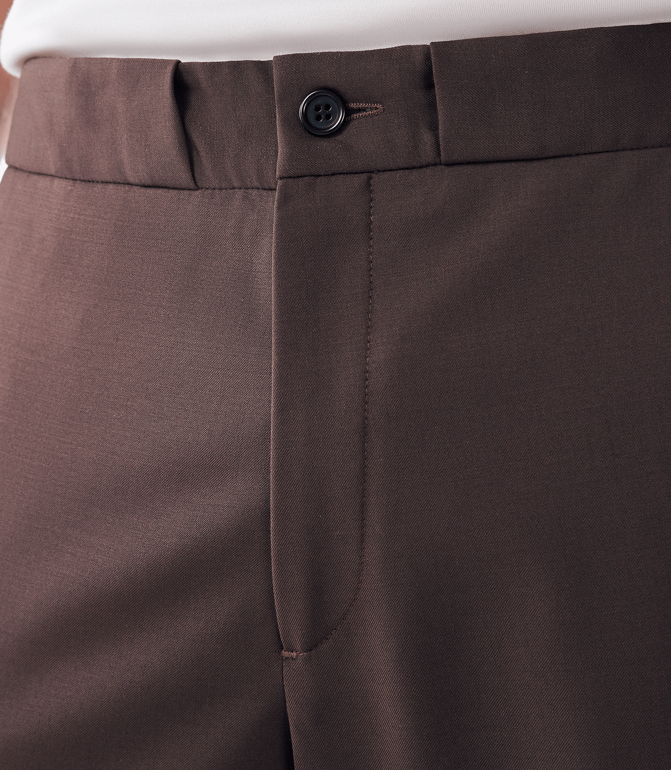 Calça Tailor Air Cadarço Lã Super 120s Marrom – slide 6