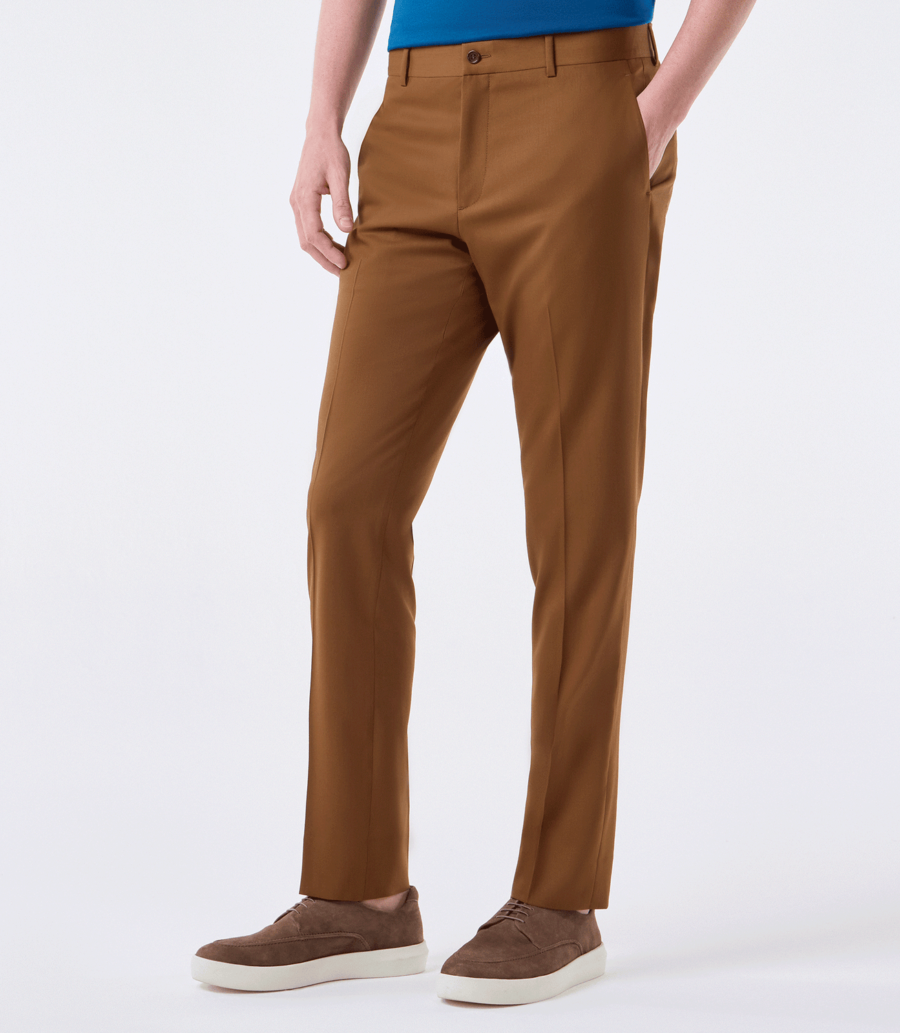 Calça Bolso Tailor Air Marrom – slide 2