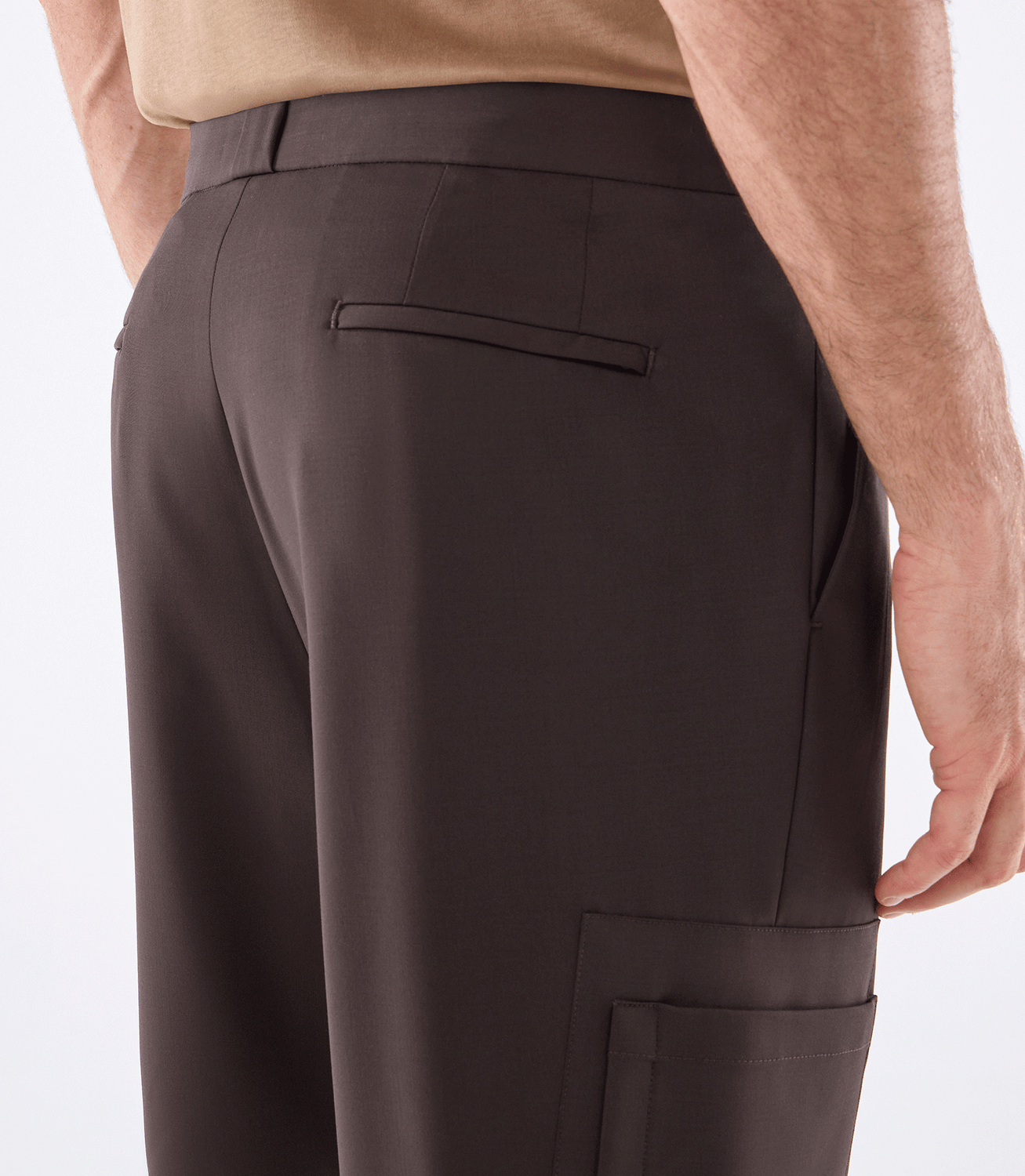 Calça Bolso Tailor Air Marrom – slide 6