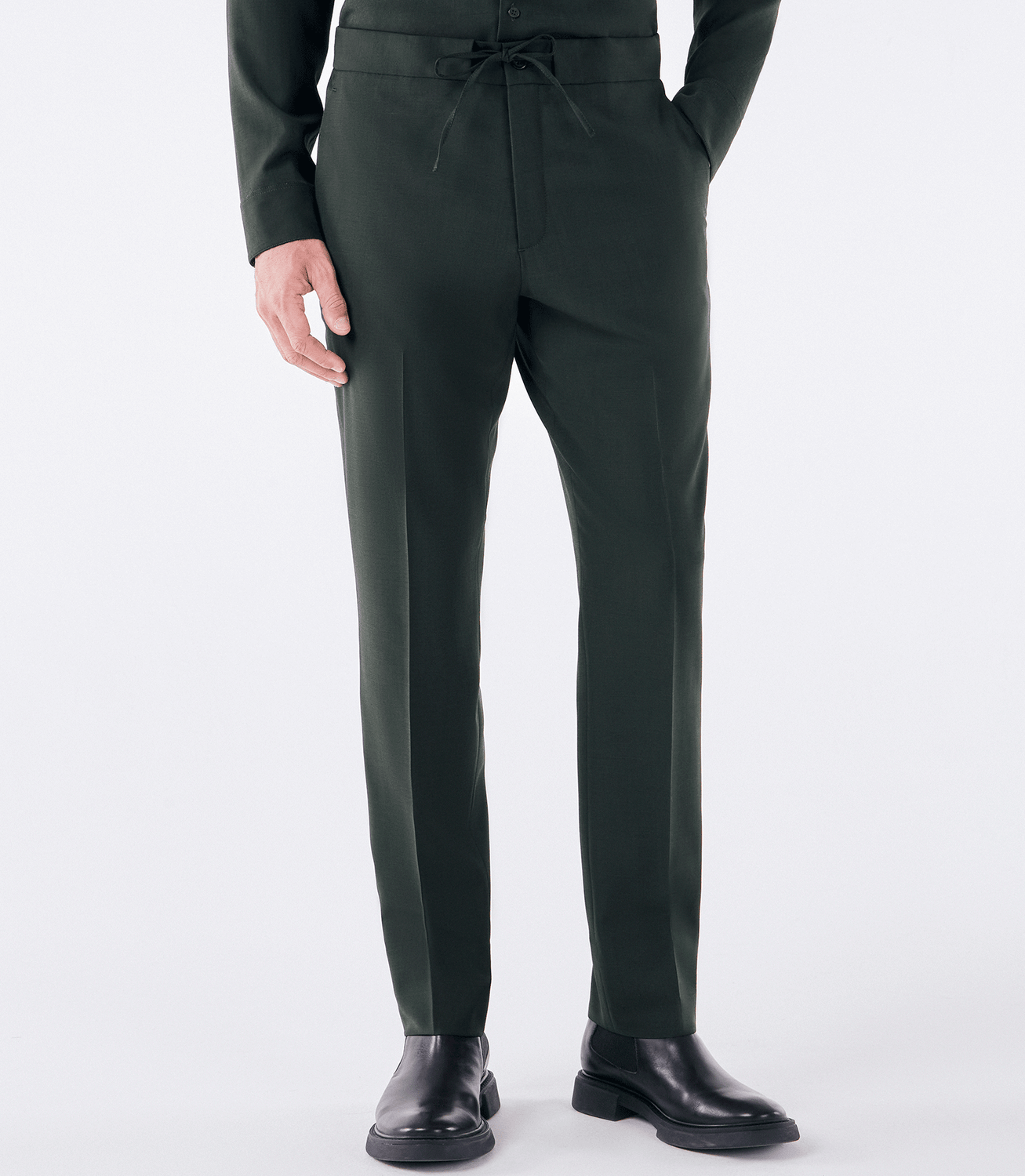 Calça Tailor Air Active Super 120s Verde – slide 1