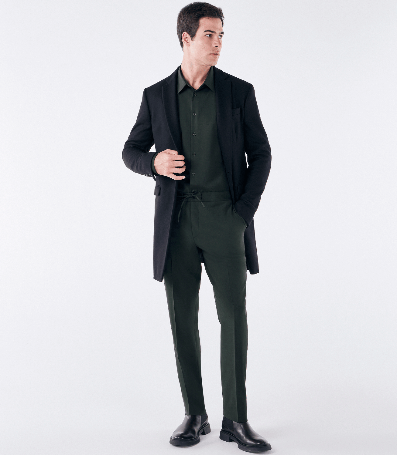 Calça Tailor Air Active Super 120s Verde – slide 2