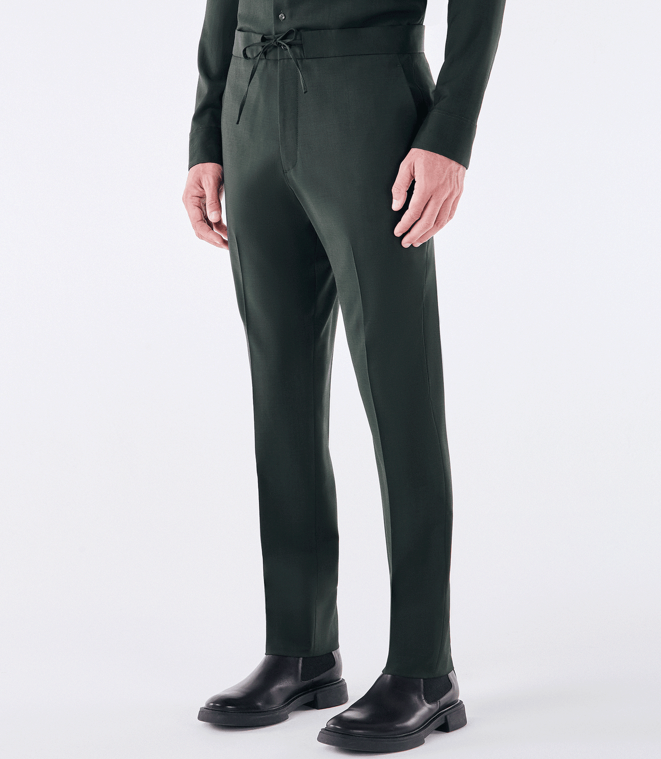 Calça Tailor Air Active Super 120s Verde – slide 3