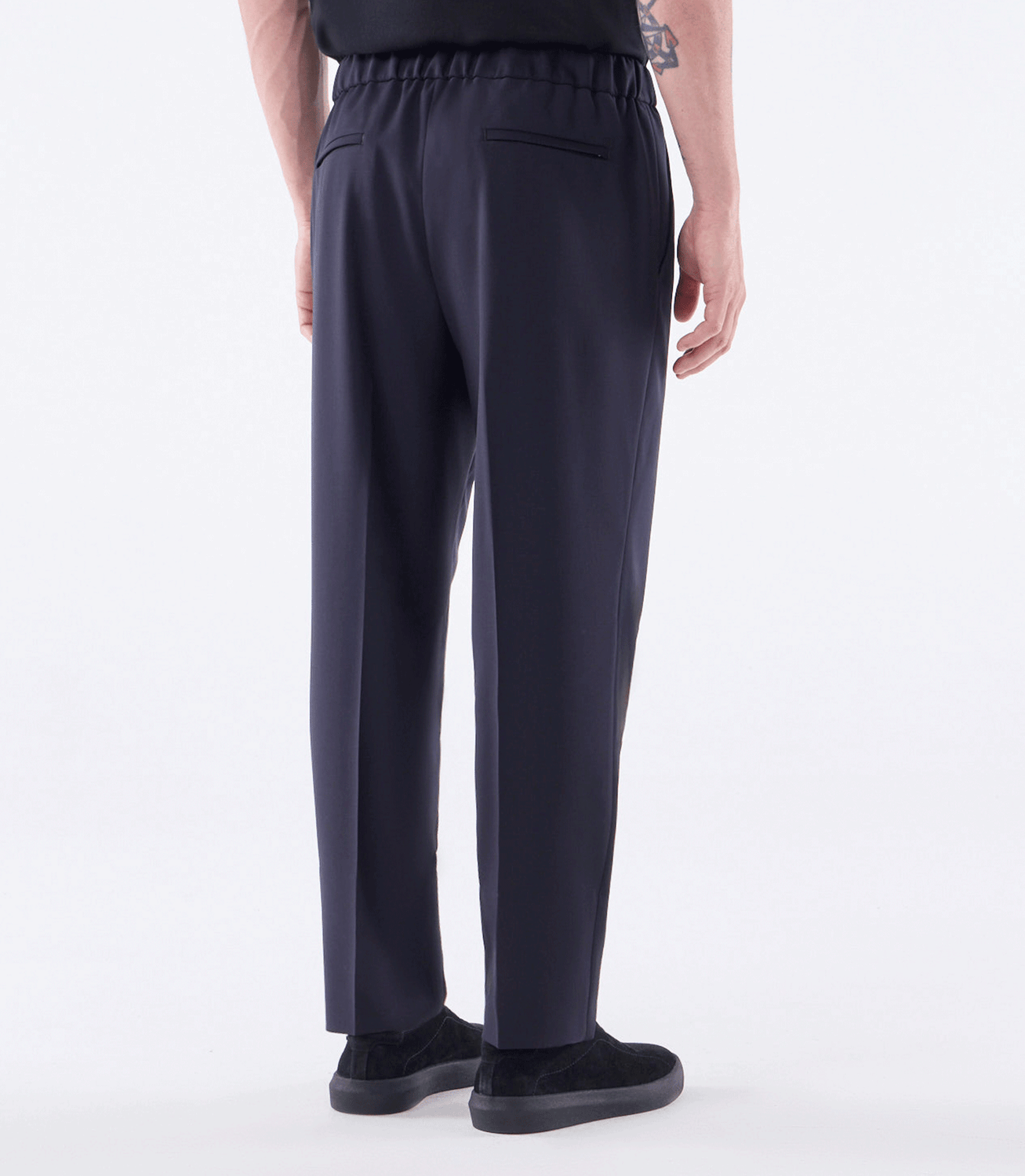 Calça Tailor Air Cós Elástico Super 120s Azul – slide 2