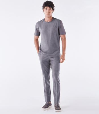 Calça Tailor Air Active Cadarço Super 120s Cinza thumbnail 2