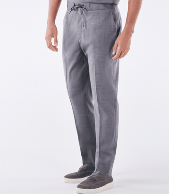 Calça Tailor Air Active Cadarço Super 120s Cinza thumbnail 3