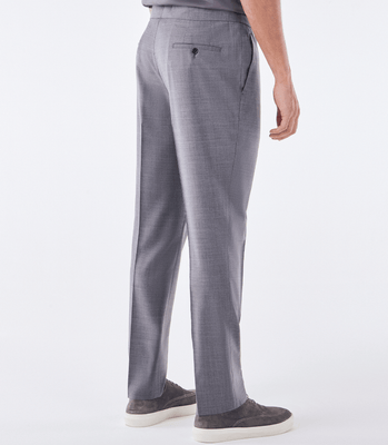 Calça Tailor Air Active Cadarço Super 120s Cinza thumbnail 4