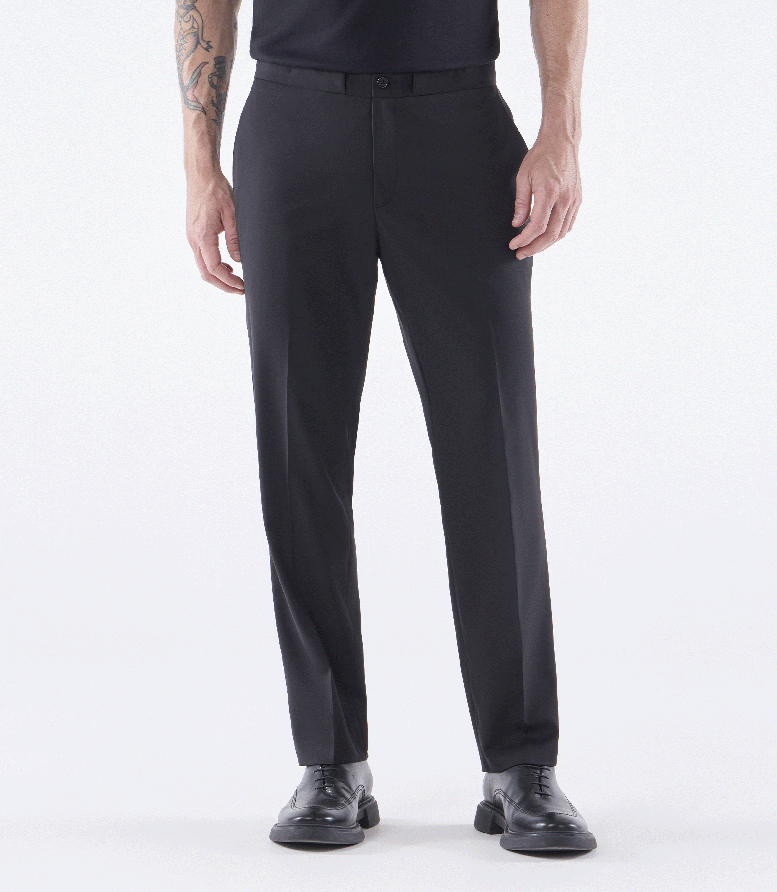 Calça Tailor Air Active Cadarço Super 120s Preto