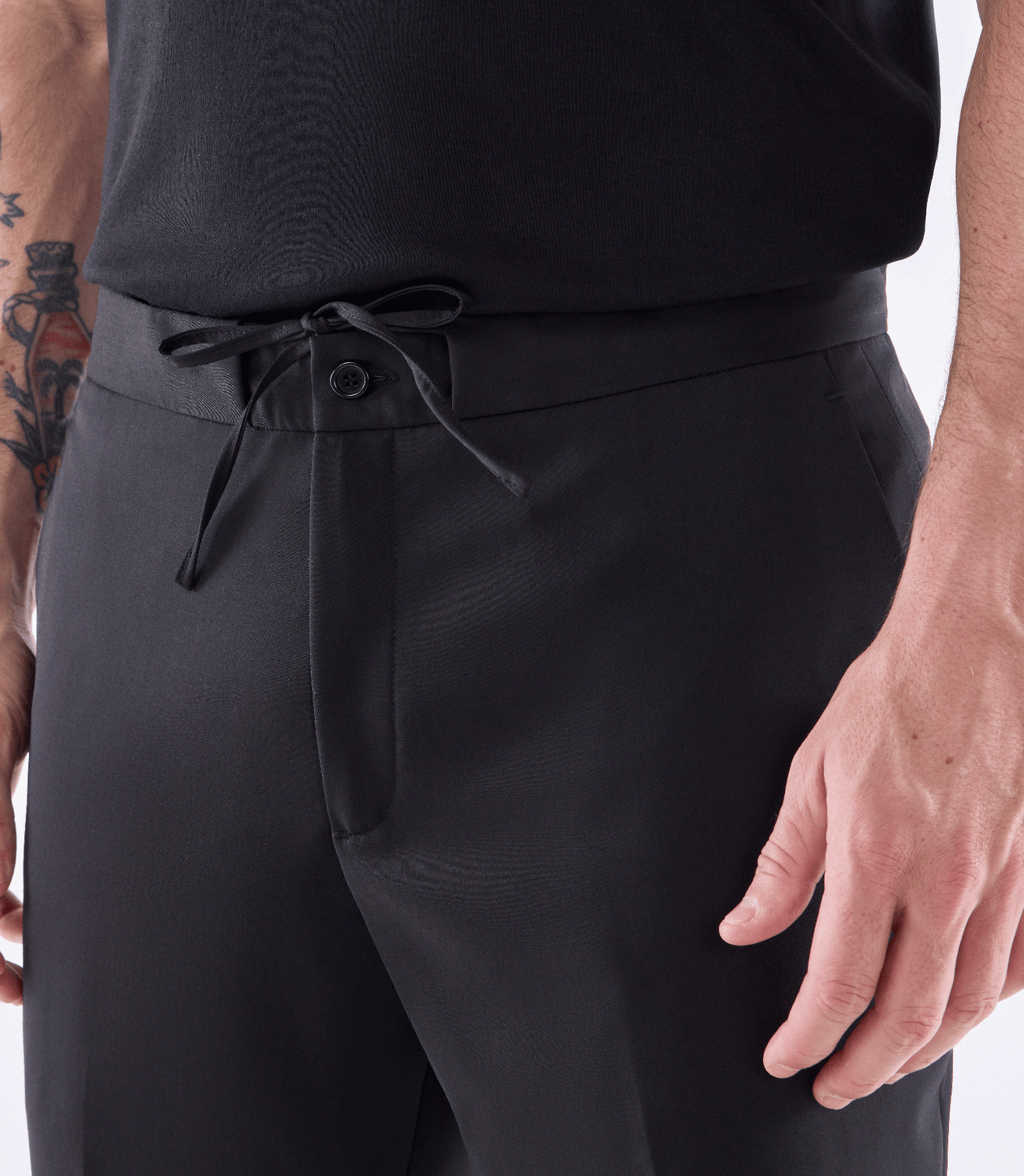 Calça Tailor Air Active Cadarço Super 120s Preto – slide 4