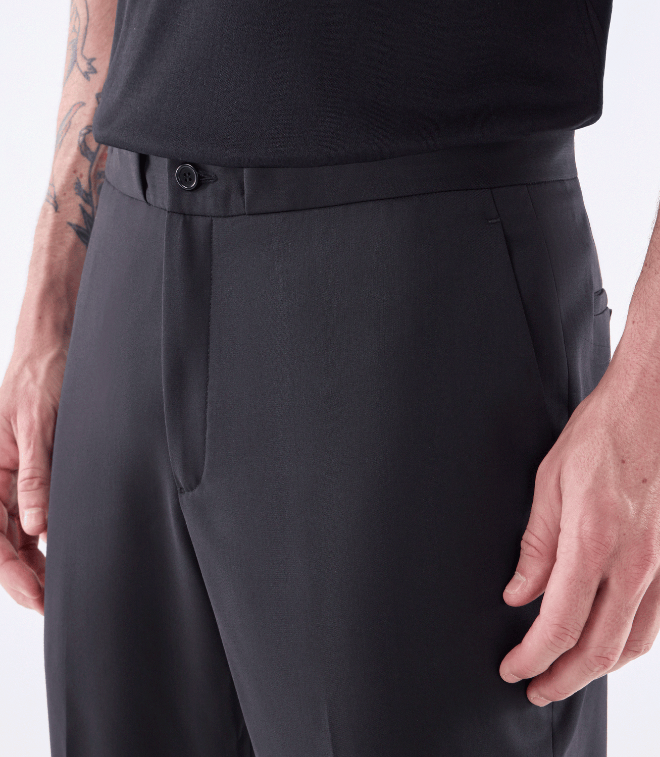 Calça Tailor Air Active Cadarço Super 120s Preto – slide 5