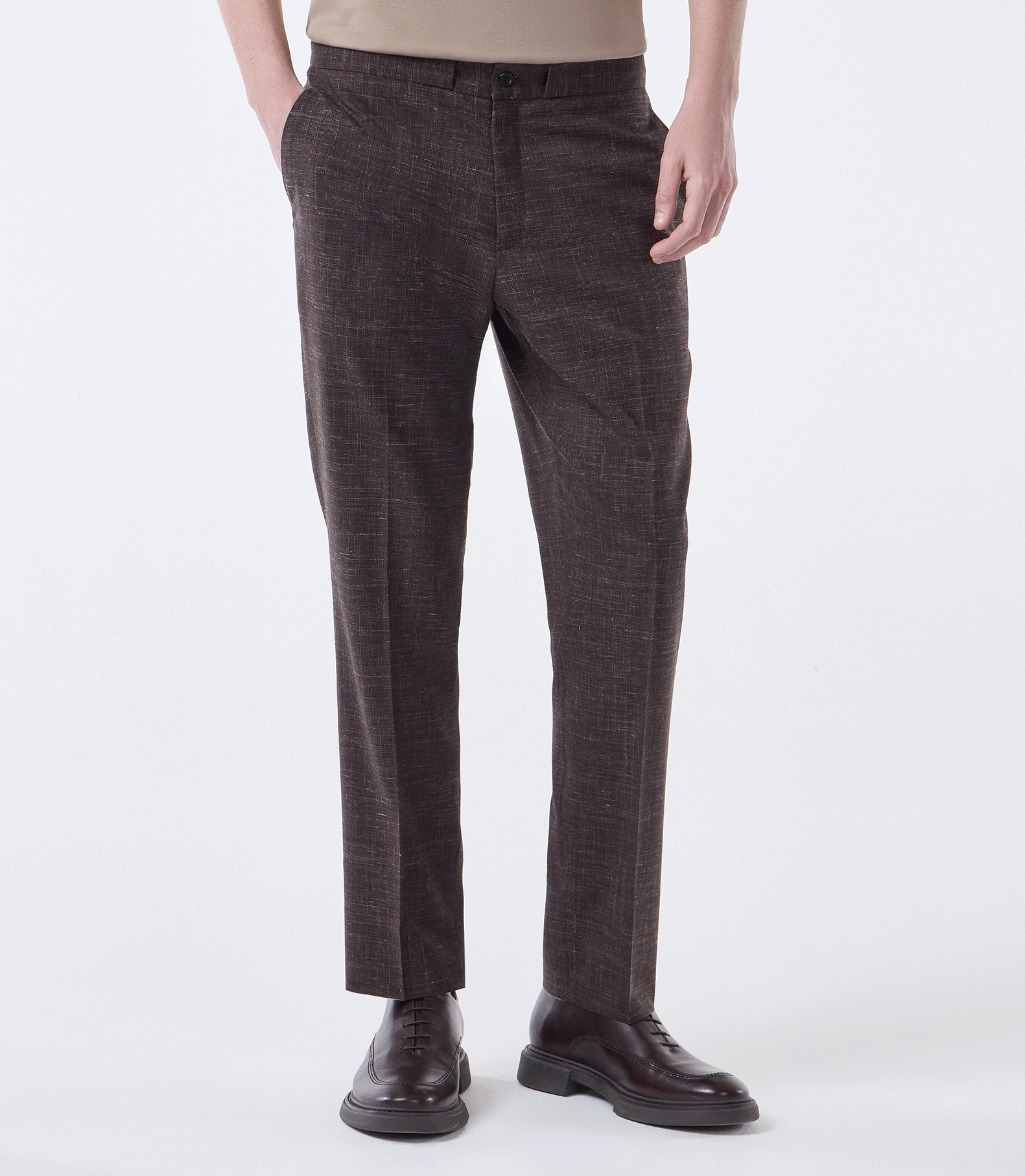 Calça Tailor Air Cadarço Reversível Marrom