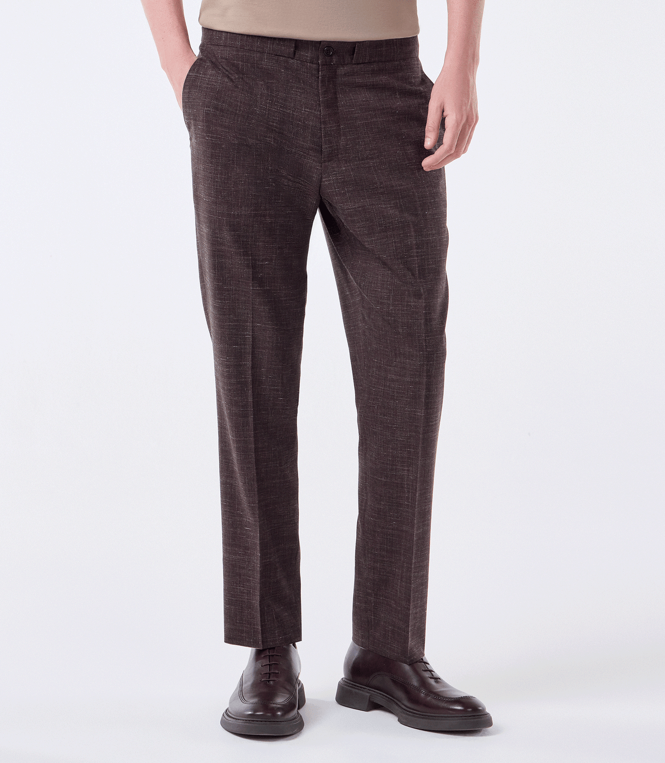 Calça Tailor Air Cadarço Reversível Marrom – slide 1