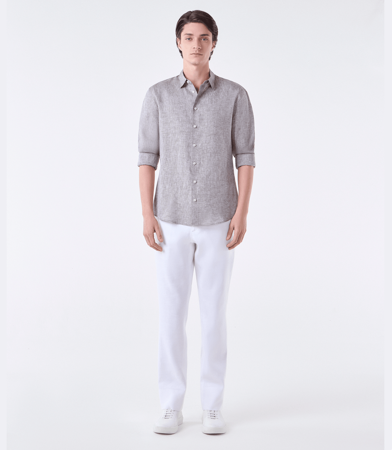 Calça Linho com Cadarço Off white – slide 2