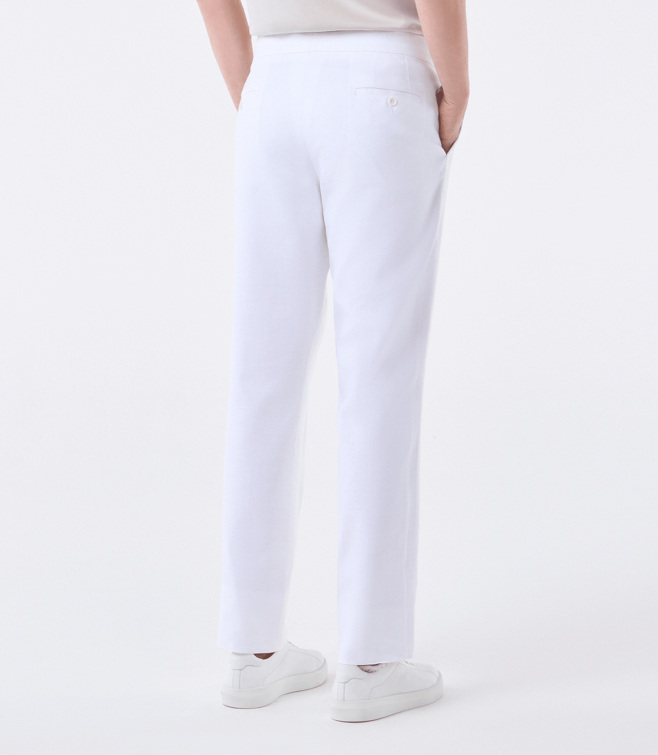 Calça Linho com Cadarço Off white – slide 3