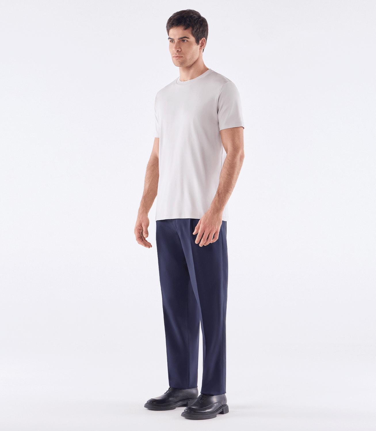 Calça Pregas Tailor Air Super 120s Azul – slide 2