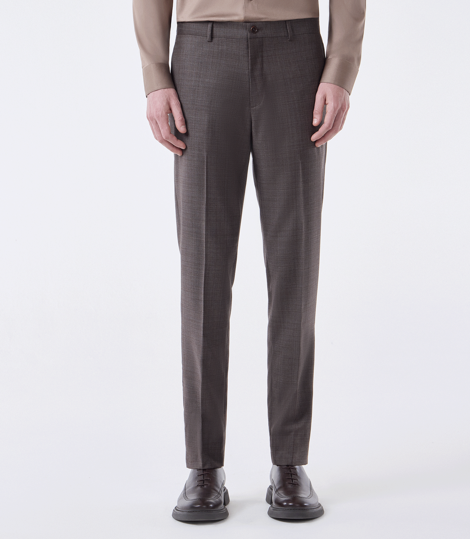 Calça Alfaiataria Super 130s Marrom