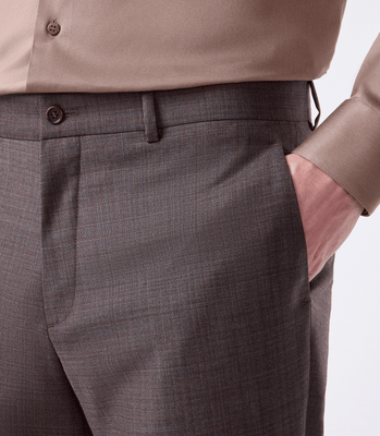 Calça Alfaiataria Super 130s Marrom thumbnail 4