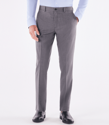 Calça Alfaiataria Lisa Super 120s Cinza thumbnail 1