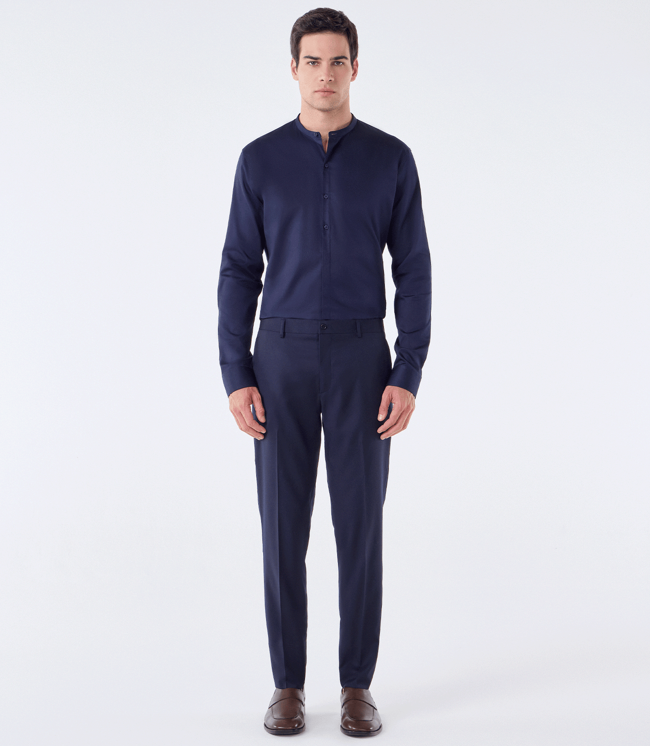 Calça Alfaiataria Lisa Super 120s Azul – slide 2