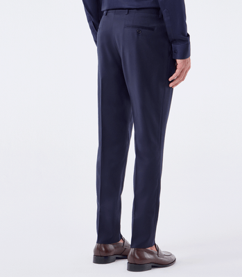 Calça Alfaiataria Lisa Super 120s Azul thumbnail 3