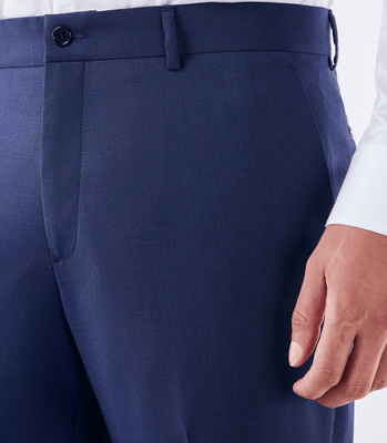 Calça Alfaiataria Lisa Super 120s Azul thumbnail 5