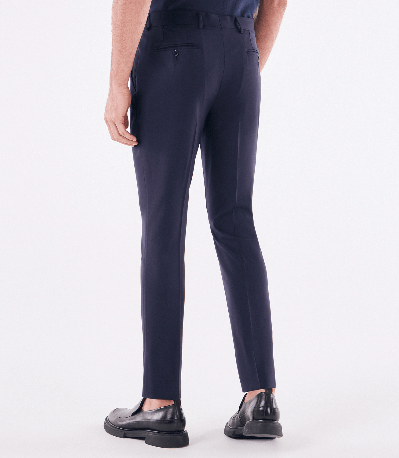 Calça Alfaiataria Lisa Super 120s Azul – slide 3