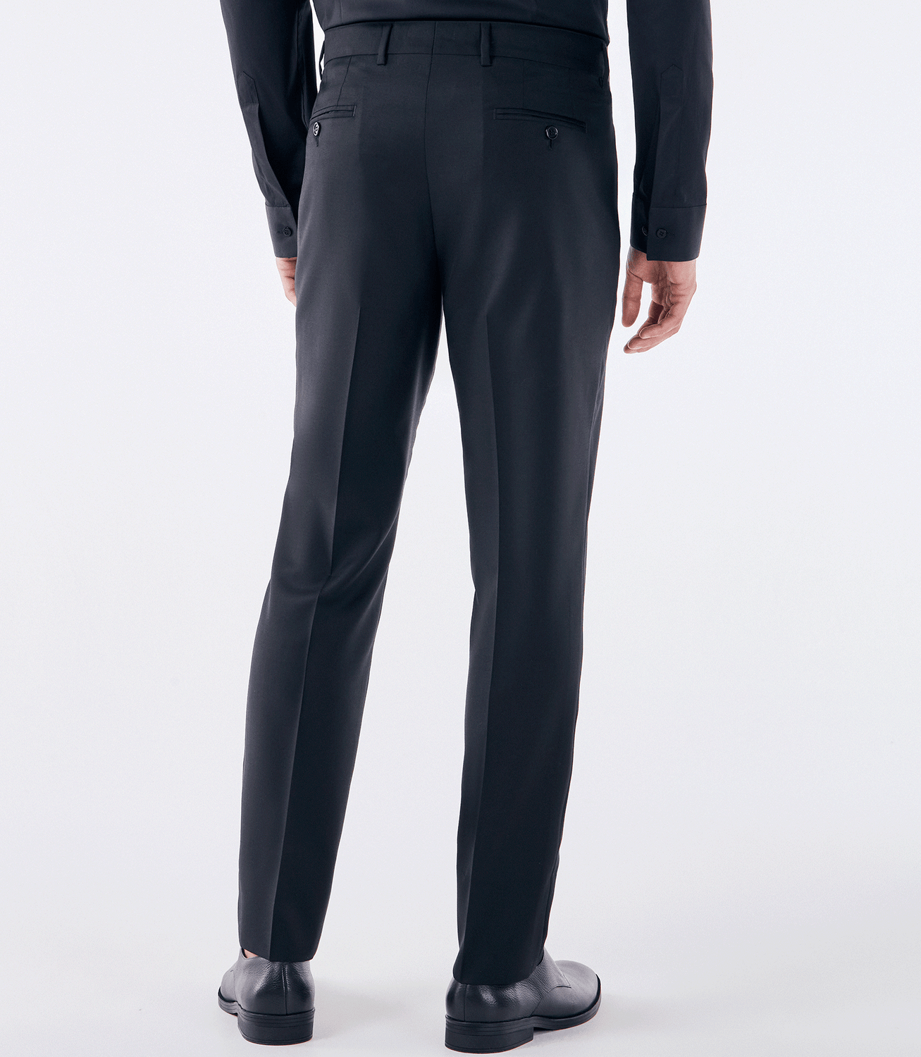 Calça Alfaiataria Lisa Super 120s Preto – slide 4