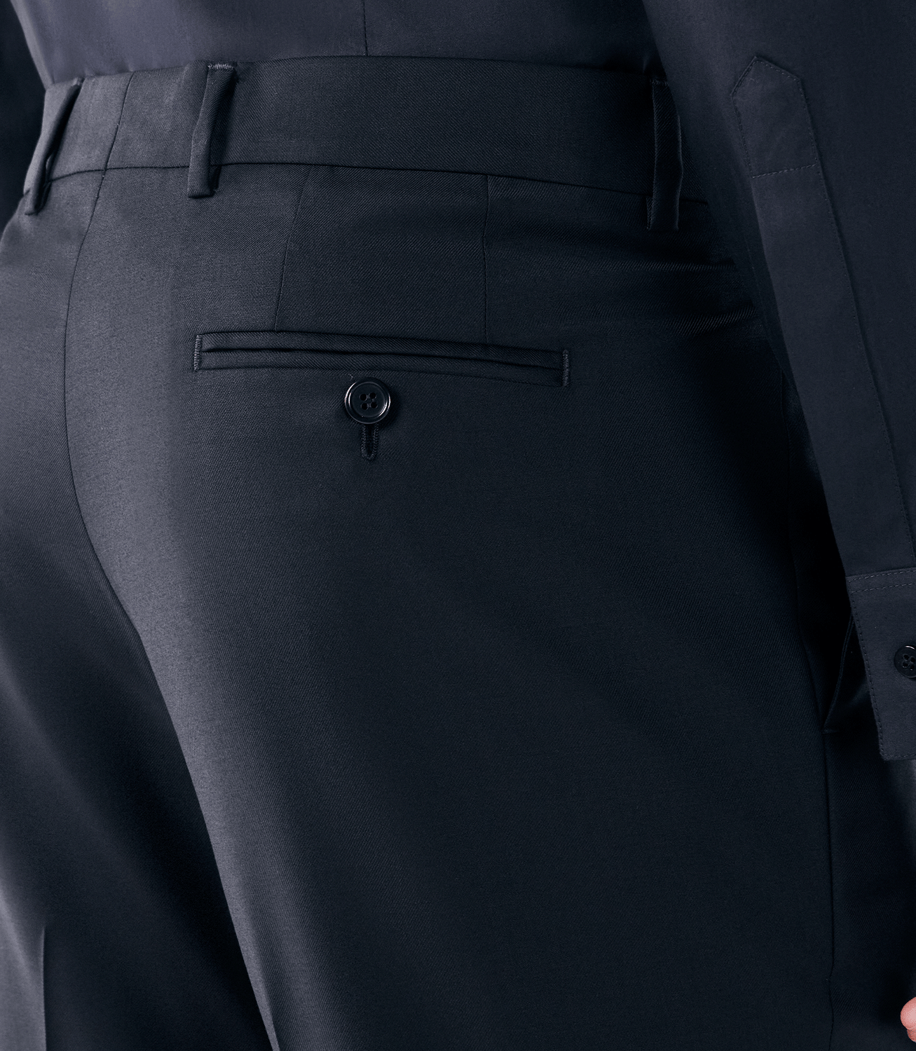Calça Alfaiataria Lisa Super 120s Preto – slide 6