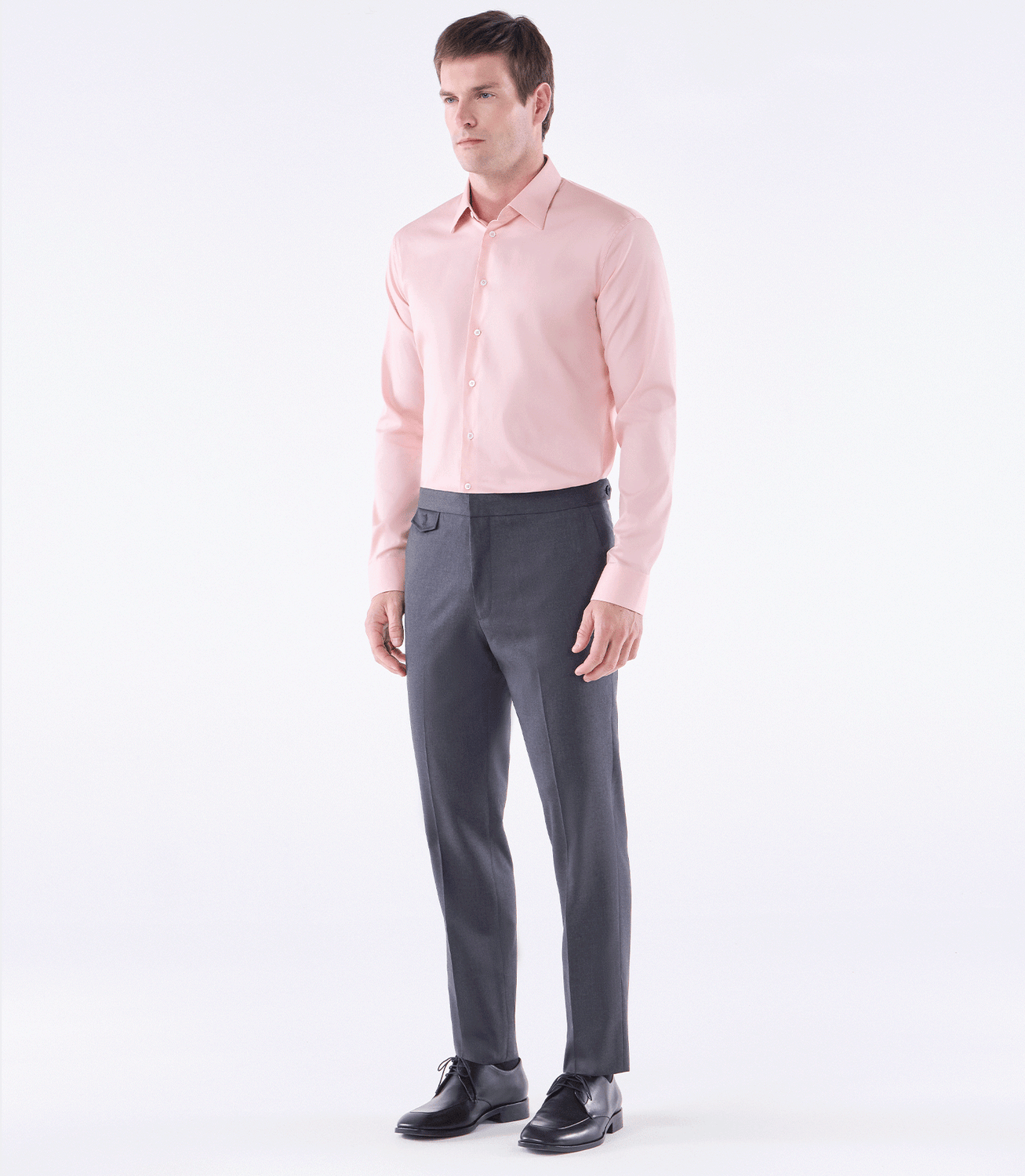 Calça Tailor Air Cós Invertido Super 120s Cinza – slide 2