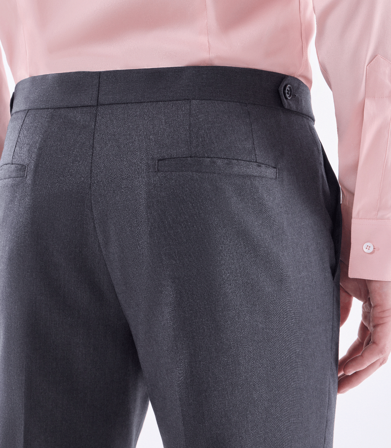 Calça Tailor Air Cós Invertido Super 120s Cinza – slide 4