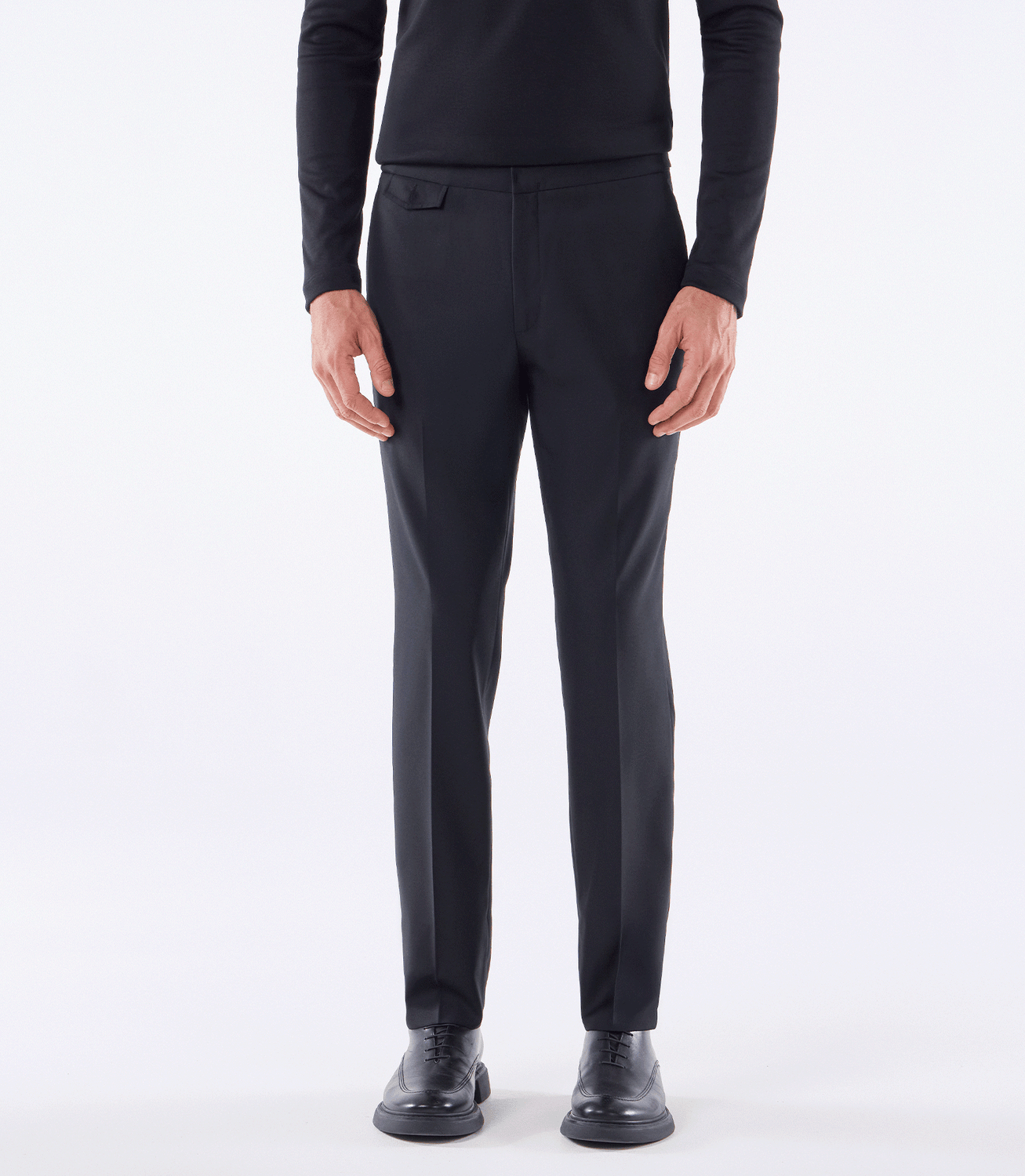 Calça Tailor Air Cós Invertido Super 120s Preto – slide 1