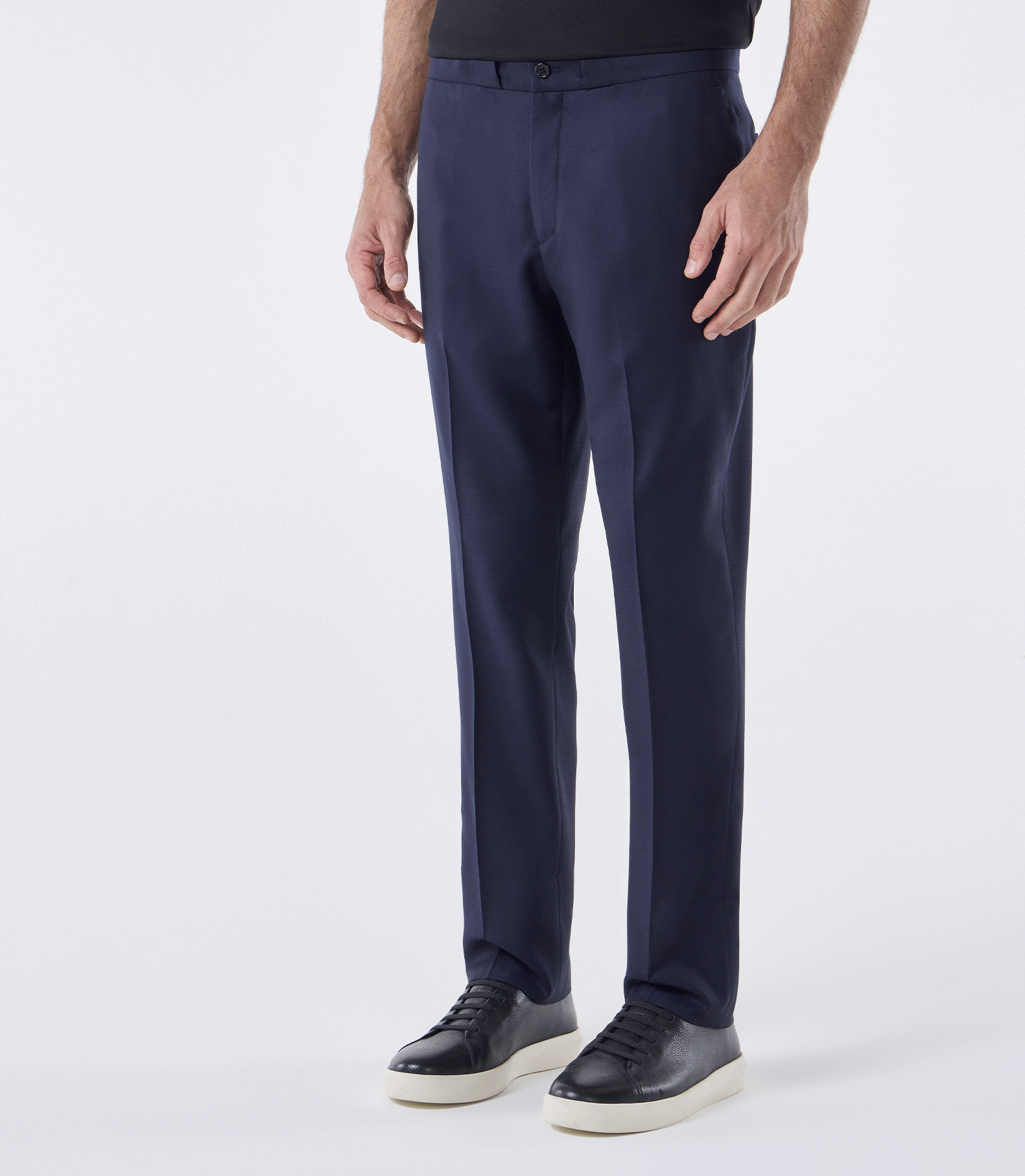 Calça Tailor Air Cadarço Trabalhada Azul
