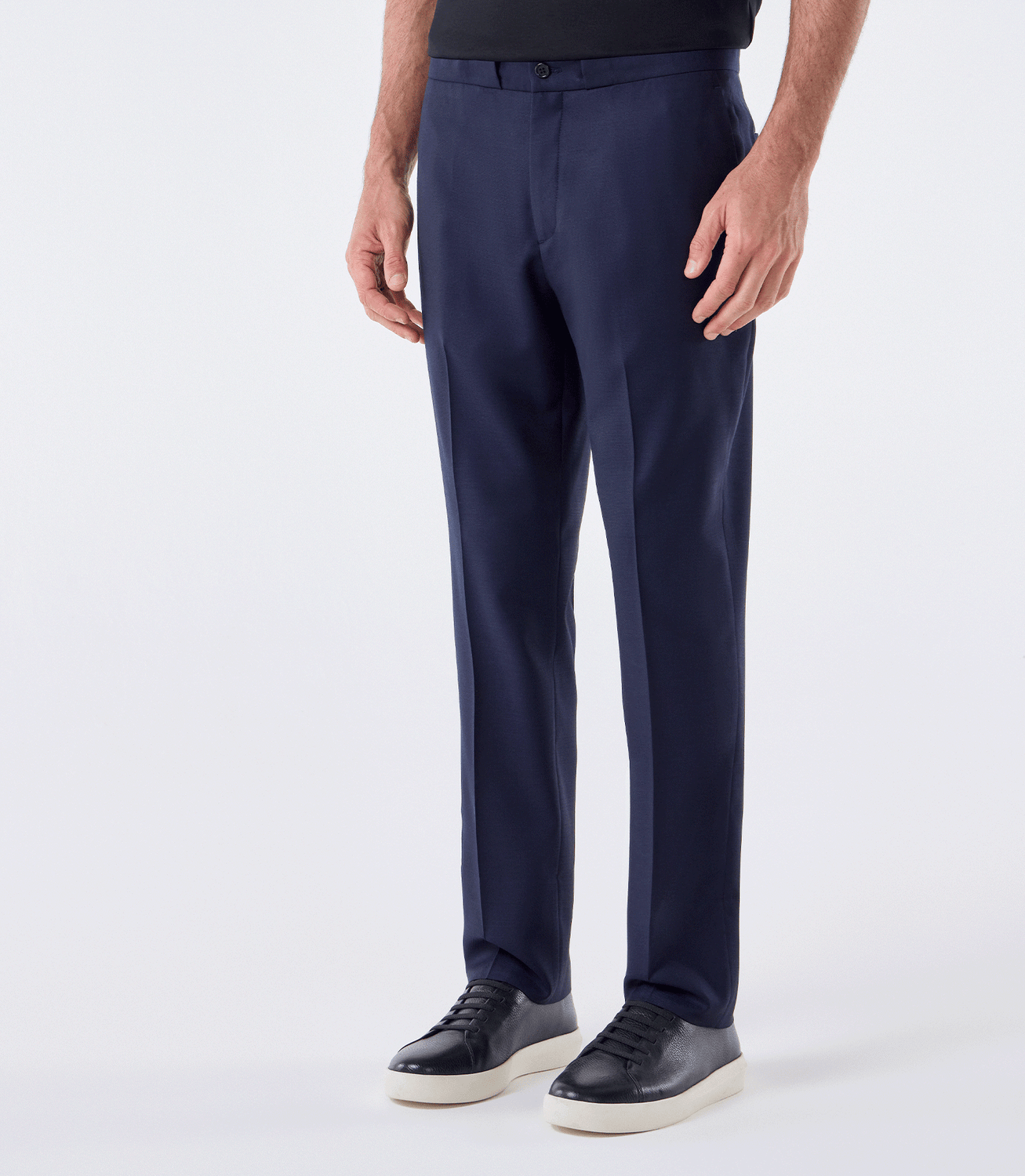 Calça Tailor Air Cadarço Trabalhada Azul – slide 1