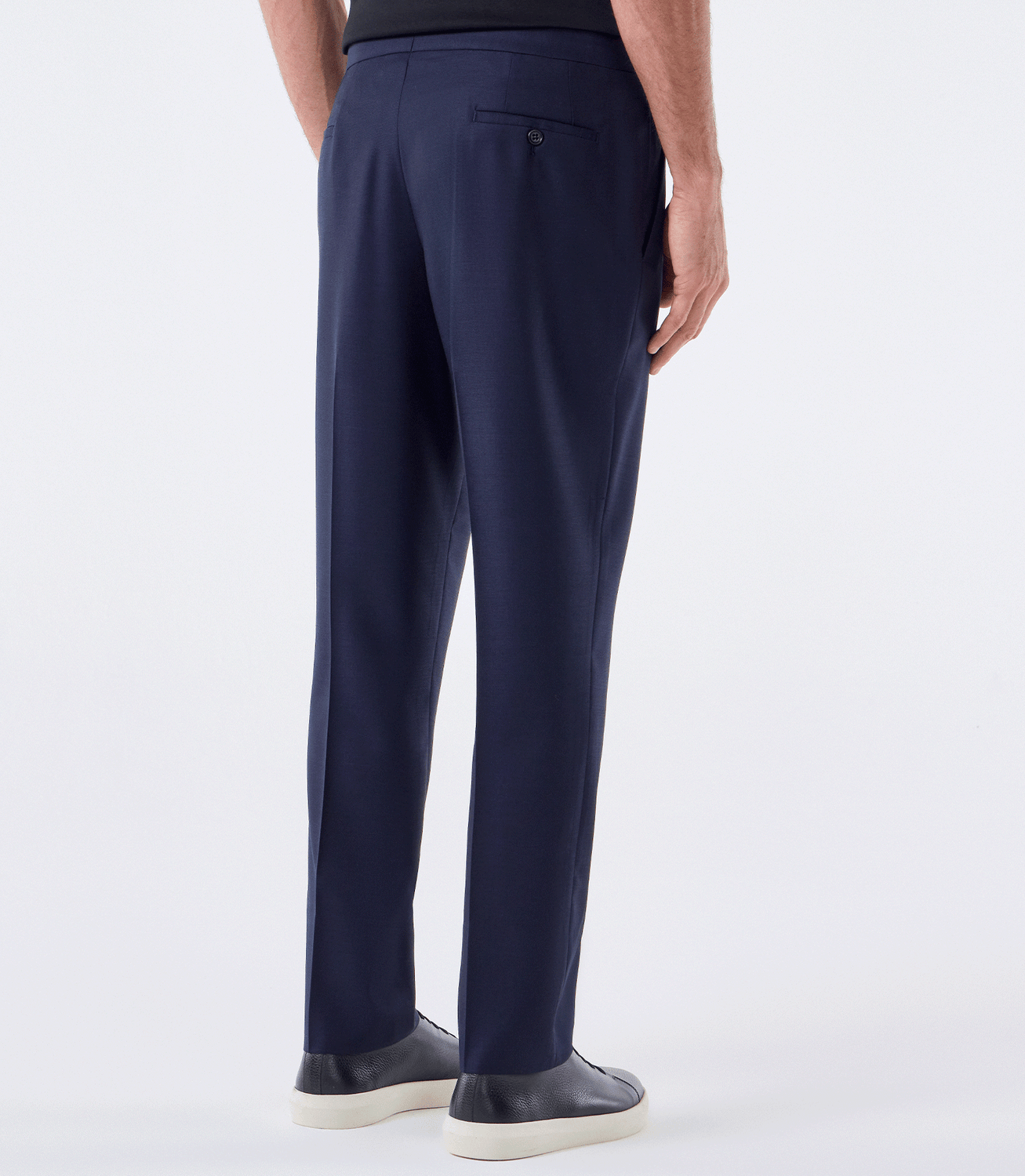 Calça Tailor Air Cadarço Trabalhada Azul – slide 3