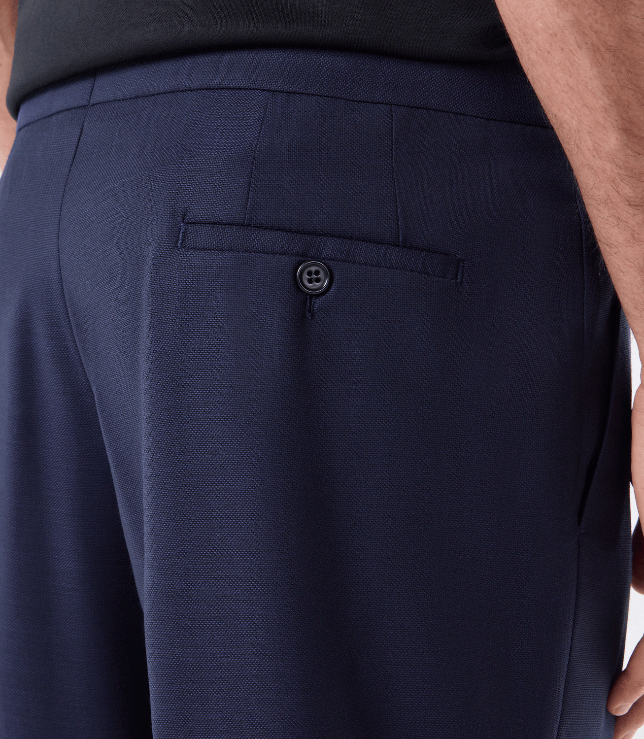 Calça Tailor Air Cadarço Trabalhada Azul – slide 6