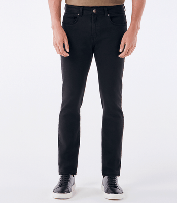 Calça Jeans Moletom Homemeeting Black Stone Fit Preto thumbnail 1