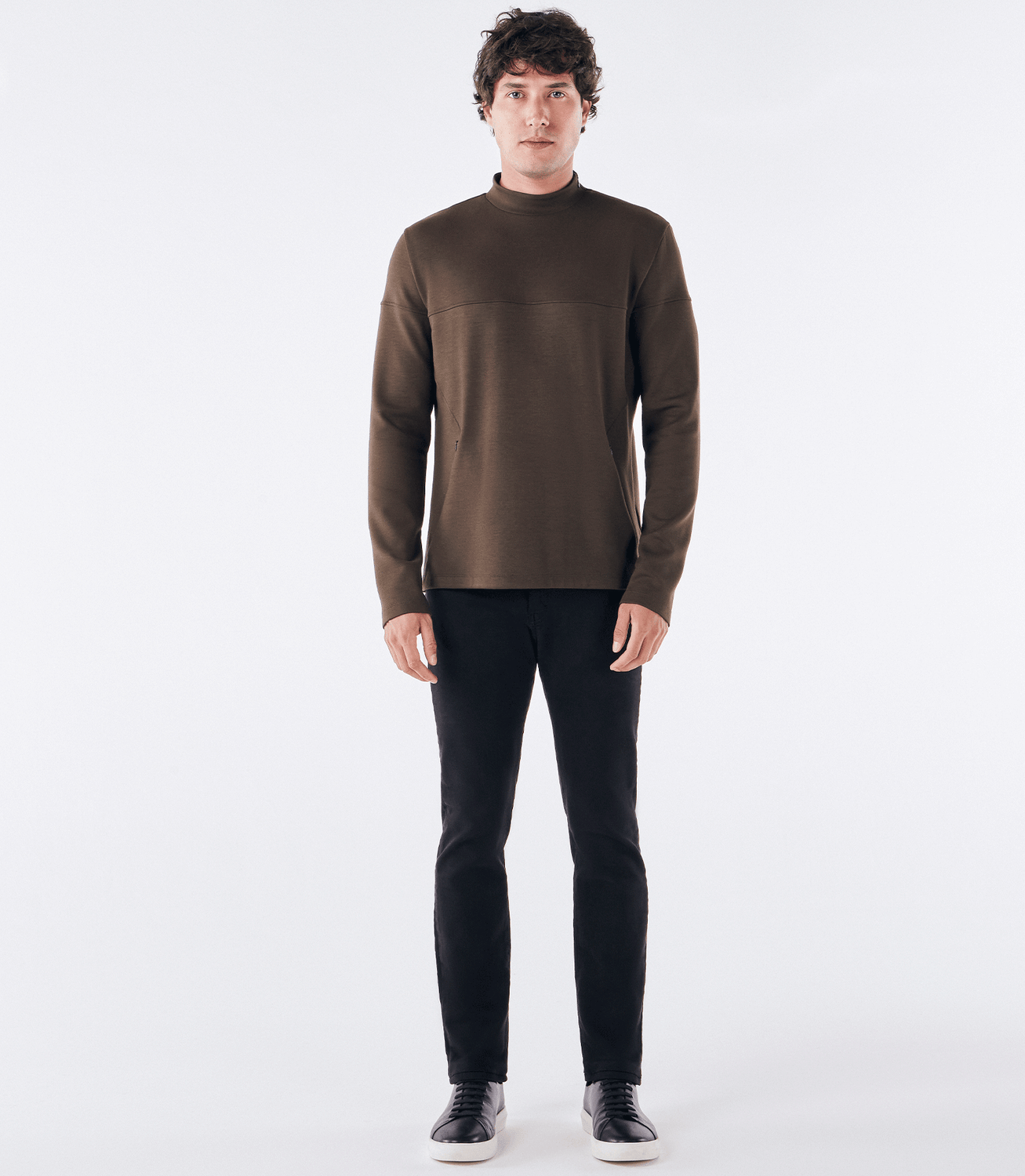 Calça Jeans Moletom Homemeeting Black Stone Fit Preto – slide 2