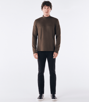 Calça Jeans Moletom Homemeeting Black Stone Fit Preto thumbnail 2